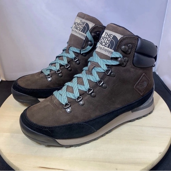 North Face Men Back To Berkeley IV Leather Waterproof Brown Hiking Boots 10.5 - Picture 6 of 10